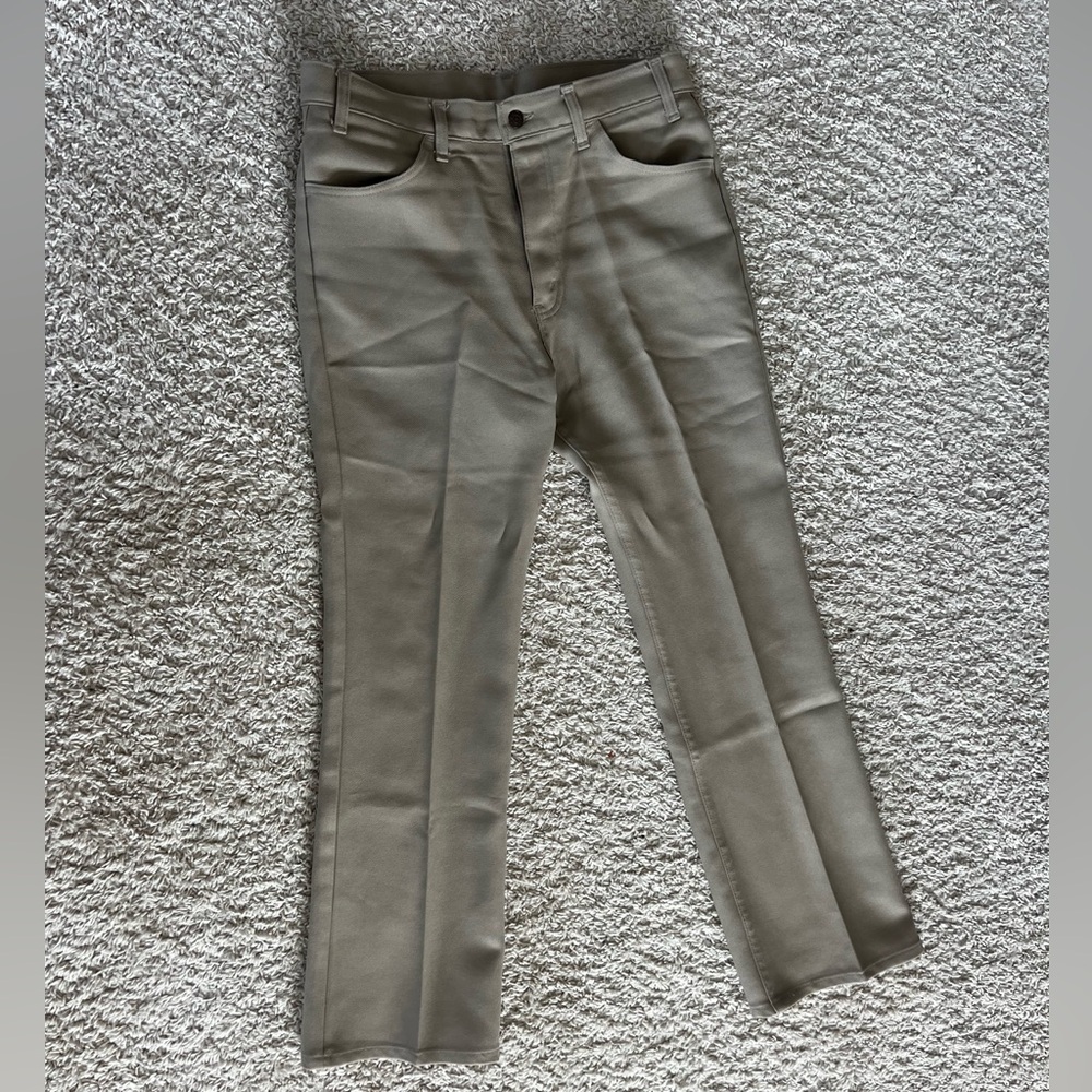 Vintage Levi's Classic Beige Poly Pants